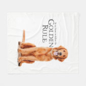 The Golden Rules Fleece Blanket (Voorkant (Horizontaal))