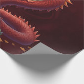 The golden serpent dragon. cadeaupapier (Hoek)