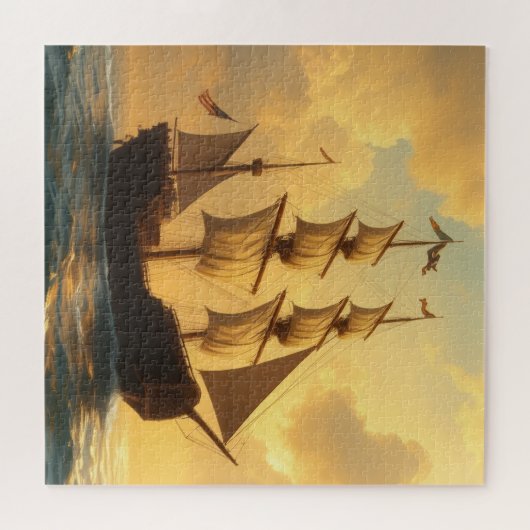 The Golden Ship Legpuzzel (Horizontaal)
