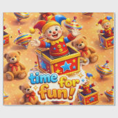 The golden toybox premium wrapping wrap cadeaupapier (Vlak)