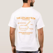The Golden Wok T-shirt (Achterkant)