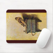 The Goldfinch, Puttertje by Carel Fabritius Muismat (Met muis)