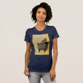 The Goldfinch, Puttertje by Carel Fabritius T-shirt (Voorkant volledig)