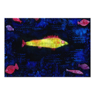 The Goldfish, 1925, door Paul Klee Foto Afdruk
