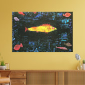 The Goldfish by Paul Klee Canvas Afdruk (Insitu (Woonkamer))