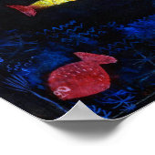 The Goldfish, Paul Klee Poster (Hoek)