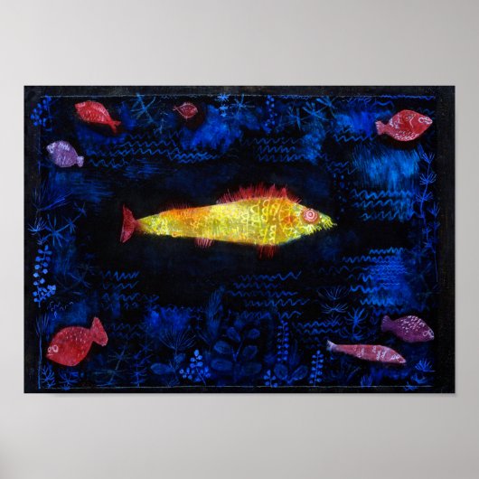 The Goldfish, Paul Klee Poster (Voorkant)
