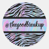 The Good Breakup Ronde Sticker (Voorkant)