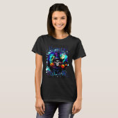 The Good Girl In Me Got Tired Halloween Witch Skul T-shirt (Voorkant volledig)