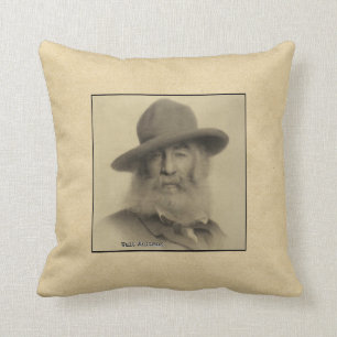 The Good Grey Poet Walt Whitman (1819-1892) Kussen