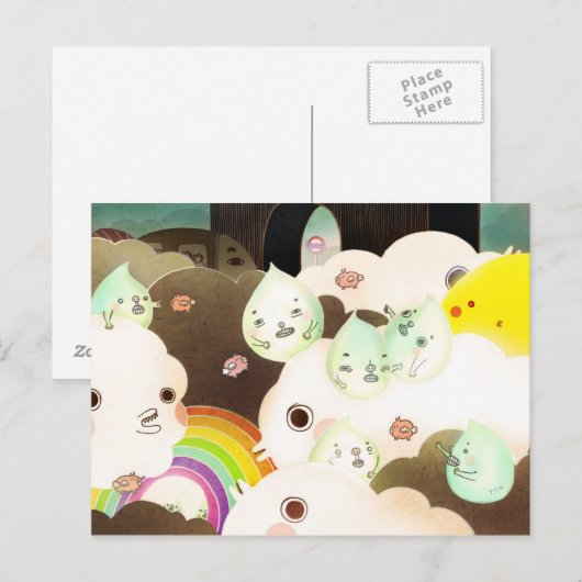 The good old British weather 2014 Briefkaart (Voorkant / Achterkant)