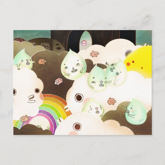 The good old British weather 2014 Briefkaart (Voorkant)