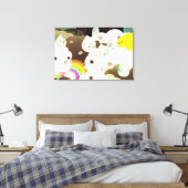 The good old British weather 2014 Canvas Afdruk (Insitu (Slaapkamer))