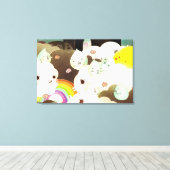 The good old British weather 2014 Canvas Afdruk (Insitu (Houten vloer))