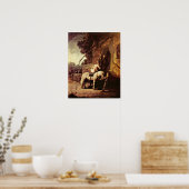The Good Samaritan by Rembrandt van Rijn Poster (Keuken)
