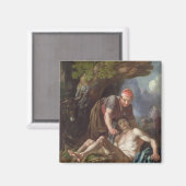 The Good Samaritan, c.1751-52 (oil on canvas) Magneet (Voorkant / Achterkant)