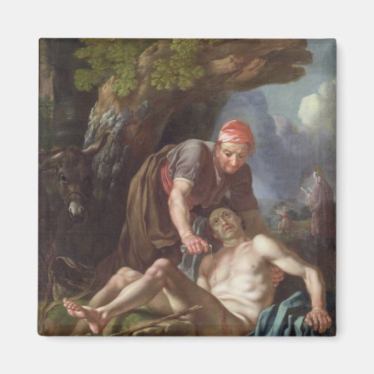 The Good Samaritan, c.1751-52 (oil on canvas) Magneet (Voorkant)