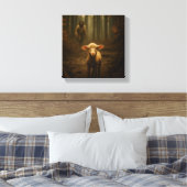 The Good Shepherd and the Lost Lamb – Jesus & Lamb Canvas Afdruk (Insitu (Slaapkamer))