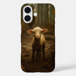 The Good Shepherd and the Lost Lamb – Jesus & Lamb iPhone 16 Hoesje