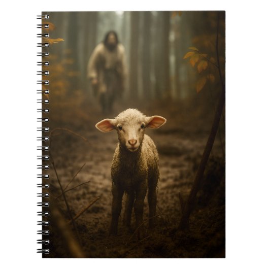 The Good Shepherd and the Lost Lamb – Jesus & Lamb Notitieboek (Voorkant)