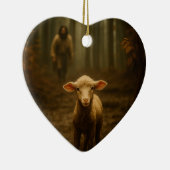 The Good Shepherd and the Lost Lamb Keramisch Ornament (Rechts)