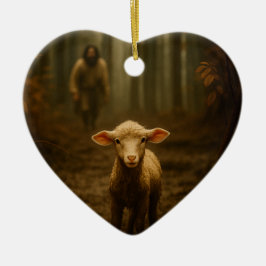 The Good Shepherd and the Lost Lamb Keramisch Ornament