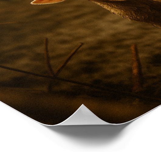 The Good Shepherd and the Lost Lamb Poster (Hoek)