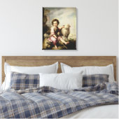 The Good Shepherd, c.1650 Canvas Afdruk (Insitu (Slaapkamer))
