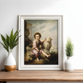 The Good Shepherd, Esteban Murillo Foto Afdruk