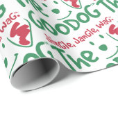 The Goodog™ Red & Green Christmas Dog Lover Cadeaupapier (Rol Hoek)