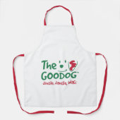 The Goodog™ Smiling Dog Silhouette Holiday Schort (Voorkant)