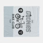 The Goonies Bike Club U.S.A. Fleece Deken (Voorkant (Horizontaal))