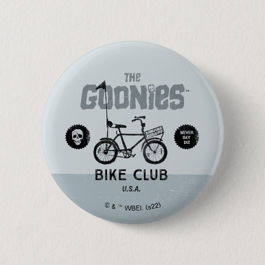 The Goonies Bike Club U.S.A. Ronde Button 5,7 Cm (Voorkant)