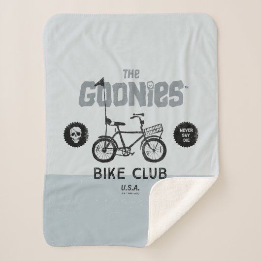 The Goonies Bike Club U.S.A. Sherpa Deken (Voorkant)