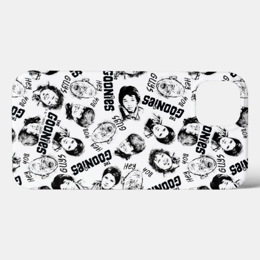 The Goonies Characters Pattern Case-Mate iPhone Case (Achterkant (horizontaal))