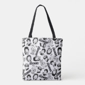 The Goonies Characters Pattern Tote Bag (Achterkant)