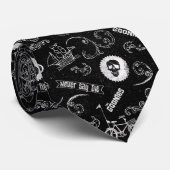 The Goonies Icons Pattern Stropdas (Opgerold)