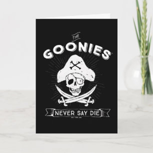 The Goonies "Never Say Die" Pirate Badge Kaart