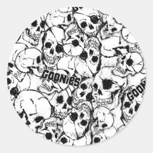 The Goonies One-Eyed Willy Skull Pattern Ronde Sticker