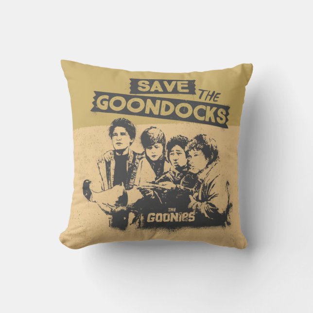 The Goonies "Save The Goon Docks" Kussen (Voorkant)