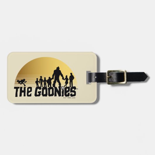The Goonies Sunset Silhouette Graphic Bagagelabel (Voorkant horizontaal)