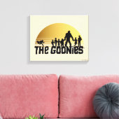 The Goonies Sunset Silhouette Graphic Canvas Afdruk (Insitu (Woonkamer))