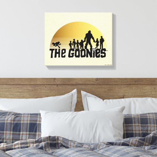 The Goonies Sunset Silhouette Graphic Canvas Afdruk (Insitu (Slaapkamer))