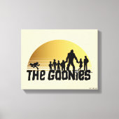 The Goonies Sunset Silhouette Graphic Canvas Afdruk (Voorkant)