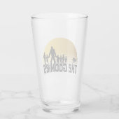 The Goonies Sunset Silhouette Graphic Glas (Achterkant)