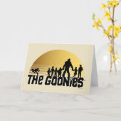 The Goonies Sunset Silhouette Graphic Kaart (Gele Bloem)
