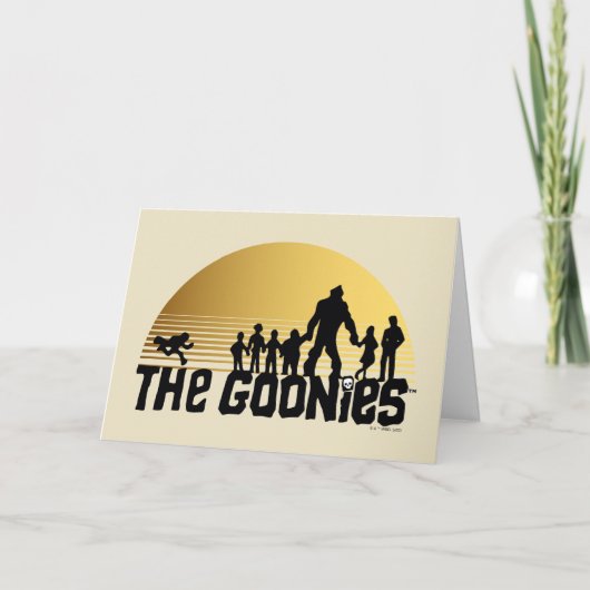 The Goonies Sunset Silhouette Graphic Kaart (Voorkant)