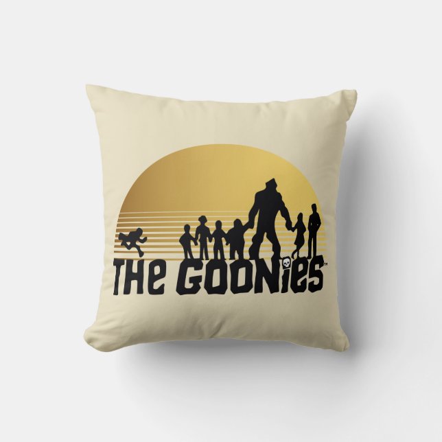 The Goonies Sunset Silhouette Graphic Kussen (Voorkant)