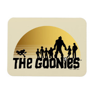 The Goonies Sunset Silhouette Graphic Magneet