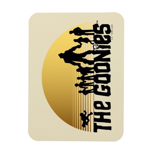 The Goonies Sunset Silhouette Graphic Magneet (Verticaal)